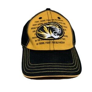 Mizzou University of Missouri Tigers  Baseball Hat Fan Favorite Alma Mater Adj